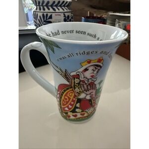 Disney's Alice In Wonderland Cafe Mug 2009 Designed in England Paul Cardew
